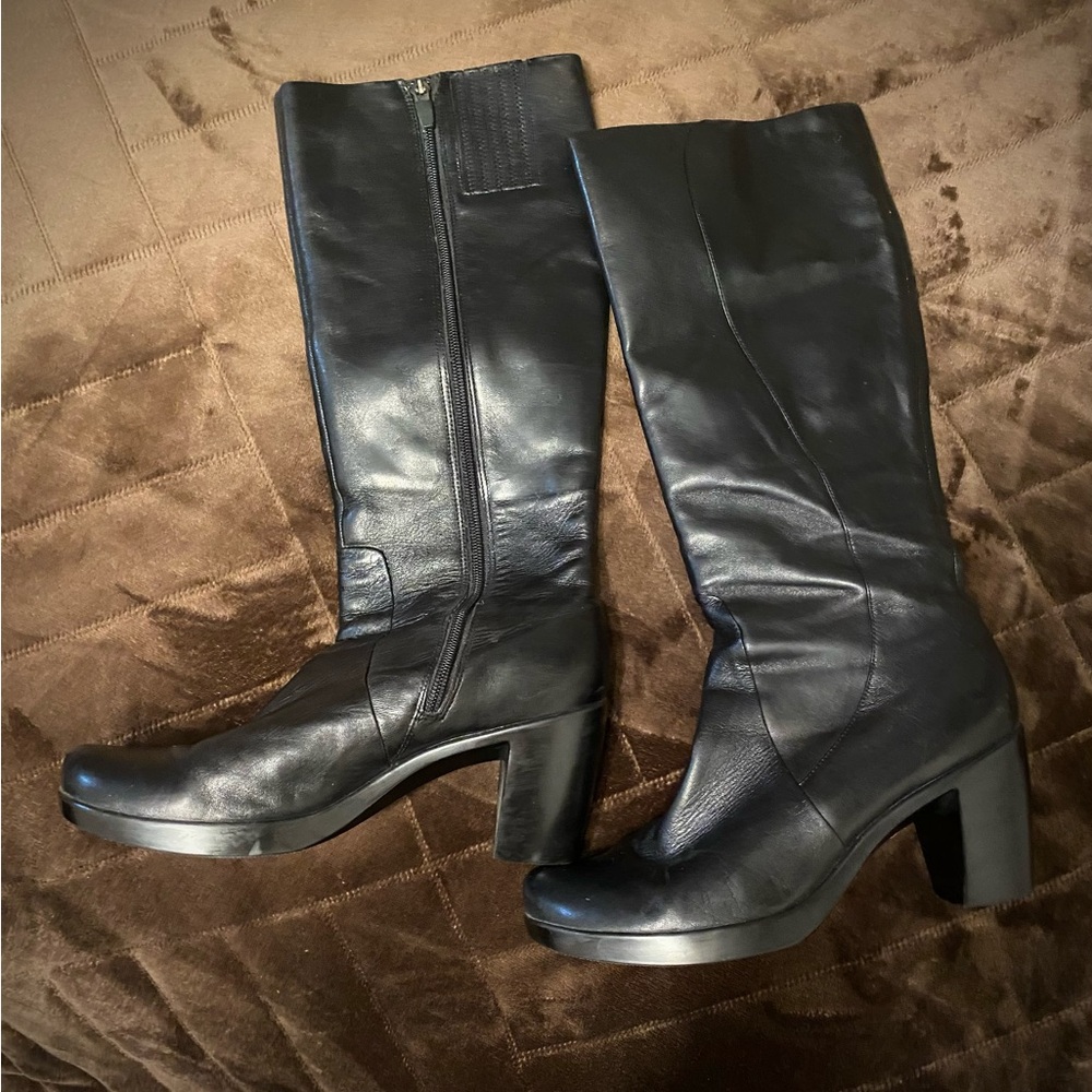 Dansko Black Heeled Boots 40